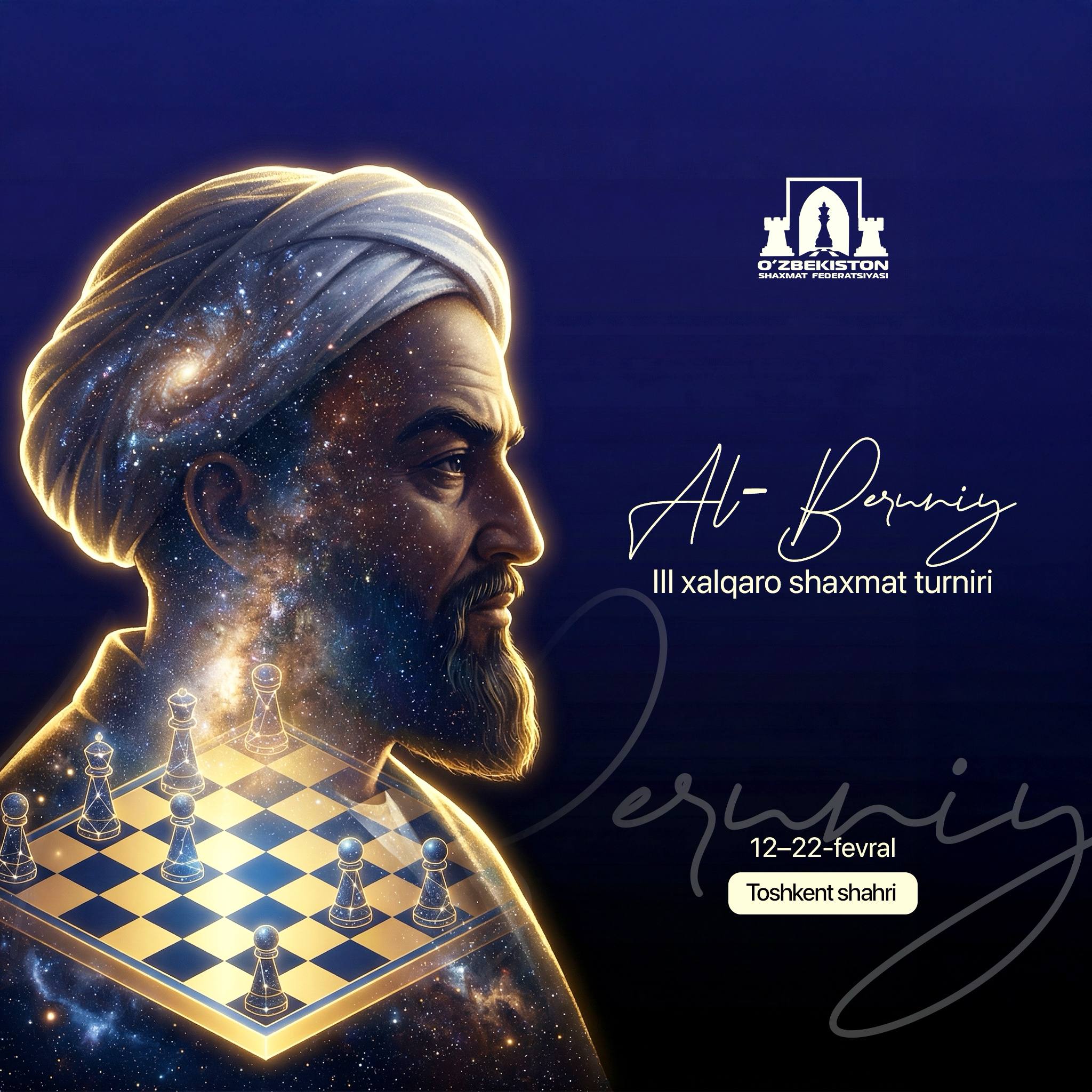 Ташкент примет III Международный шахматный турнир "Аль-Беруни"